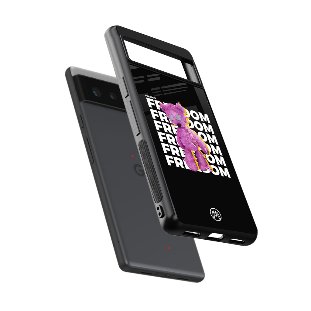 freefall back phone cover | glass case for Google Pixel 6A