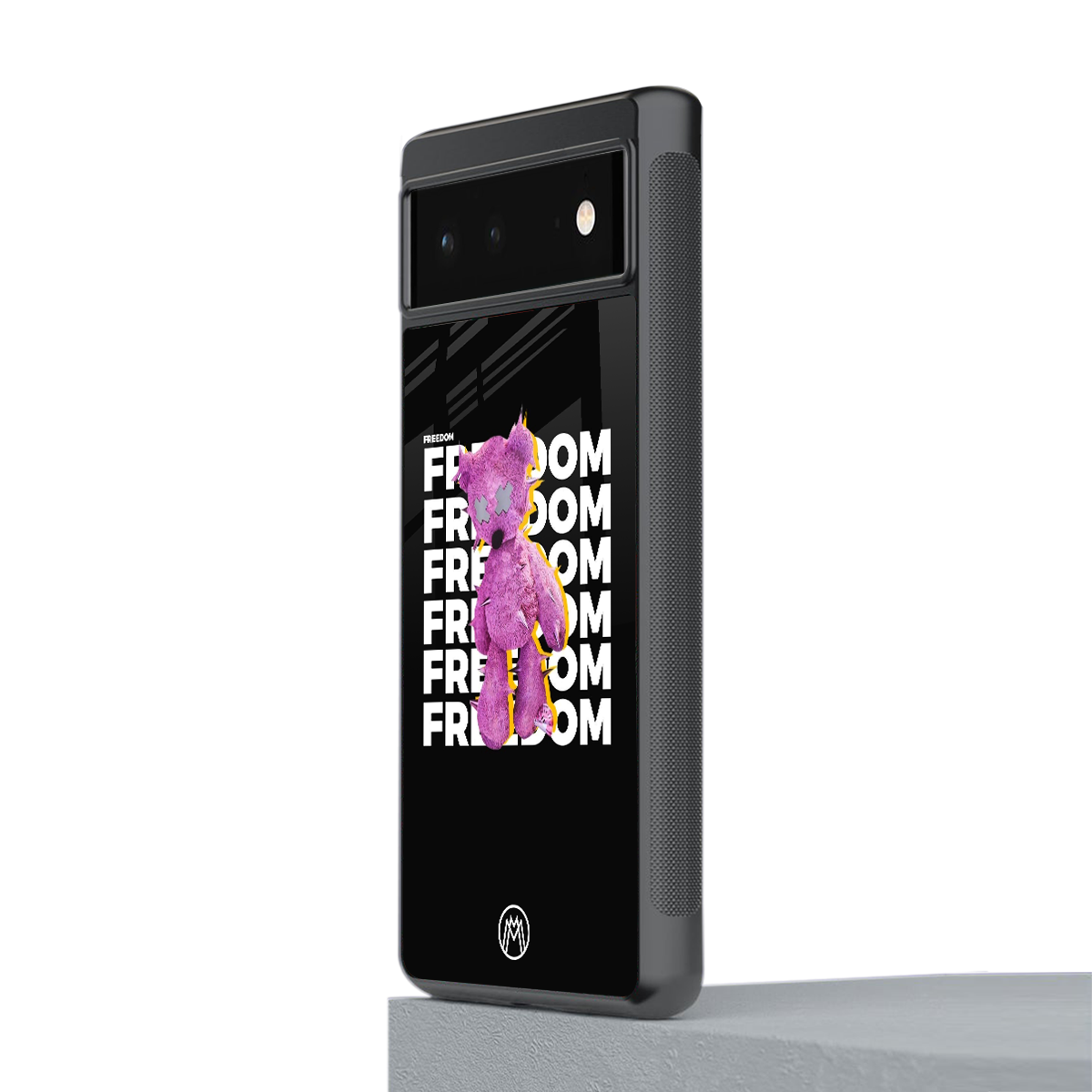 freefall back phone cover | glass case for google pixel 6