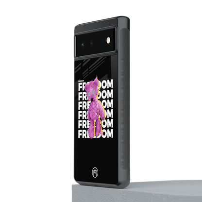 freefall back phone cover | glass case for Google Pixel 6A