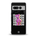 freefall back phone cover | glass case for google pixel 7 pro