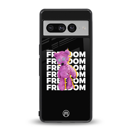 freefall back phone cover | glass case for google pixel 7 pro