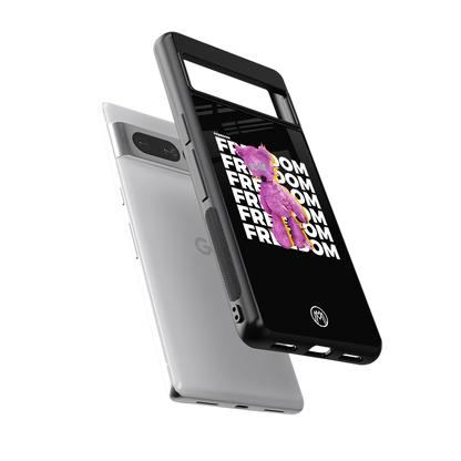 freefall back phone cover | glass case for google pixel 7 pro