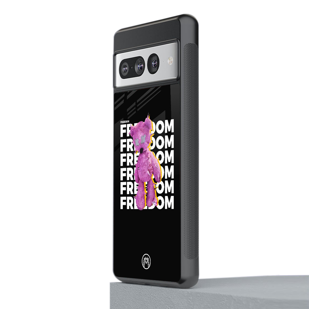 freefall back phone cover | glass case for google pixel 7 pro