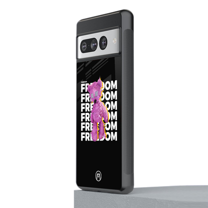 freefall back phone cover | glass case for google pixel 7 pro