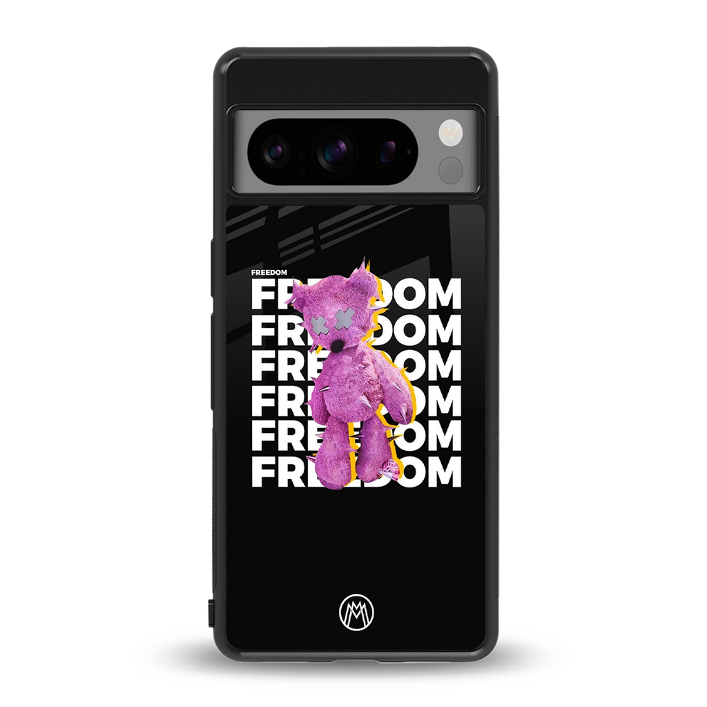 freefall back phone cover | glass case for google pixel 8 pro