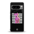 freefall back phone cover | glass case for google pixel 8 pro