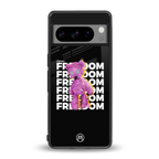 freefall back phone cover | glass case for google pixel 8 pro