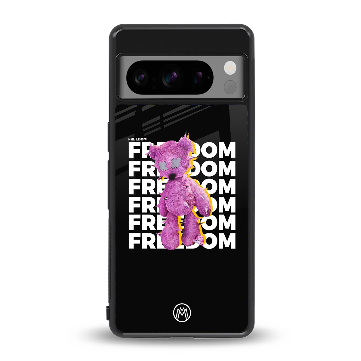 freefall back phone cover | glass case for google pixel 8 pro