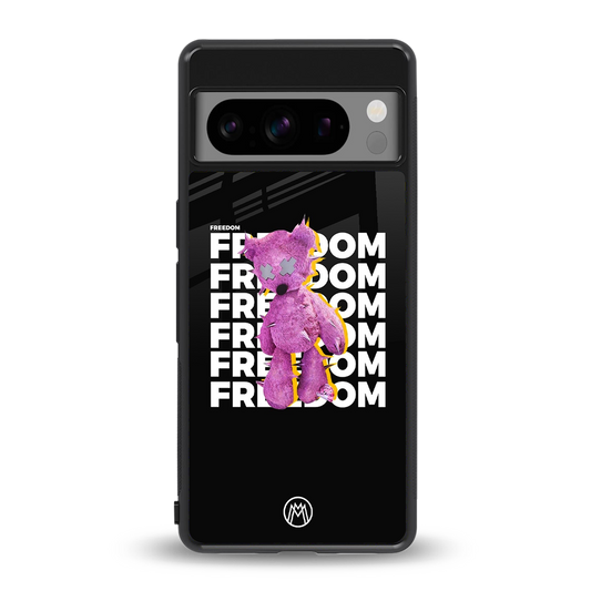 freefall back phone cover | glass case for google pixel 8 pro