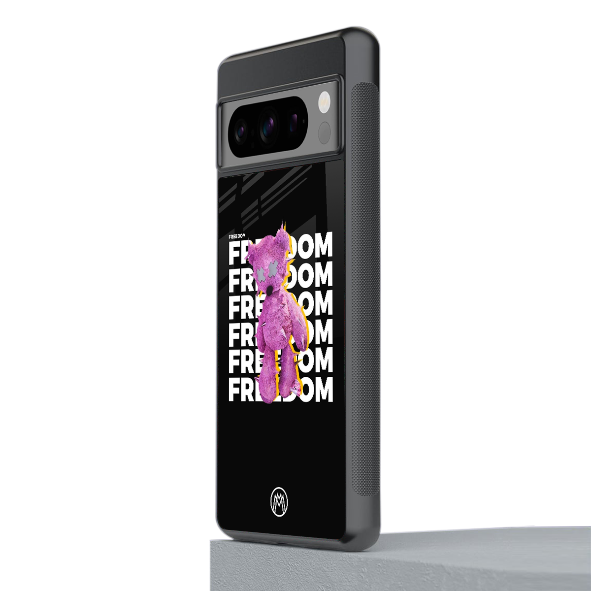 freefall back phone cover | glass case for google pixel 8 pro