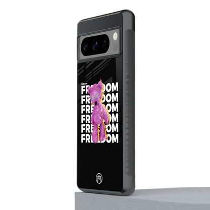 freefall back phone cover | glass case for google pixel 8 pro