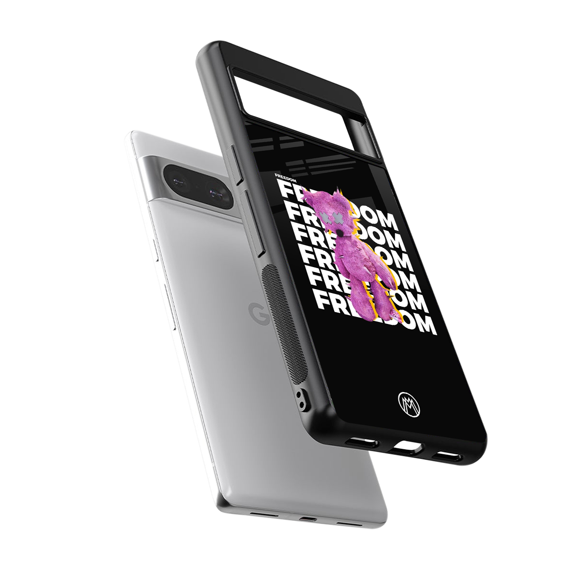 freefall back phone cover | glass case for Google Pixel 8