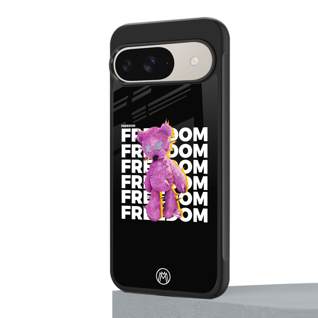 freefall back phone cover | glass case for google pixel 9