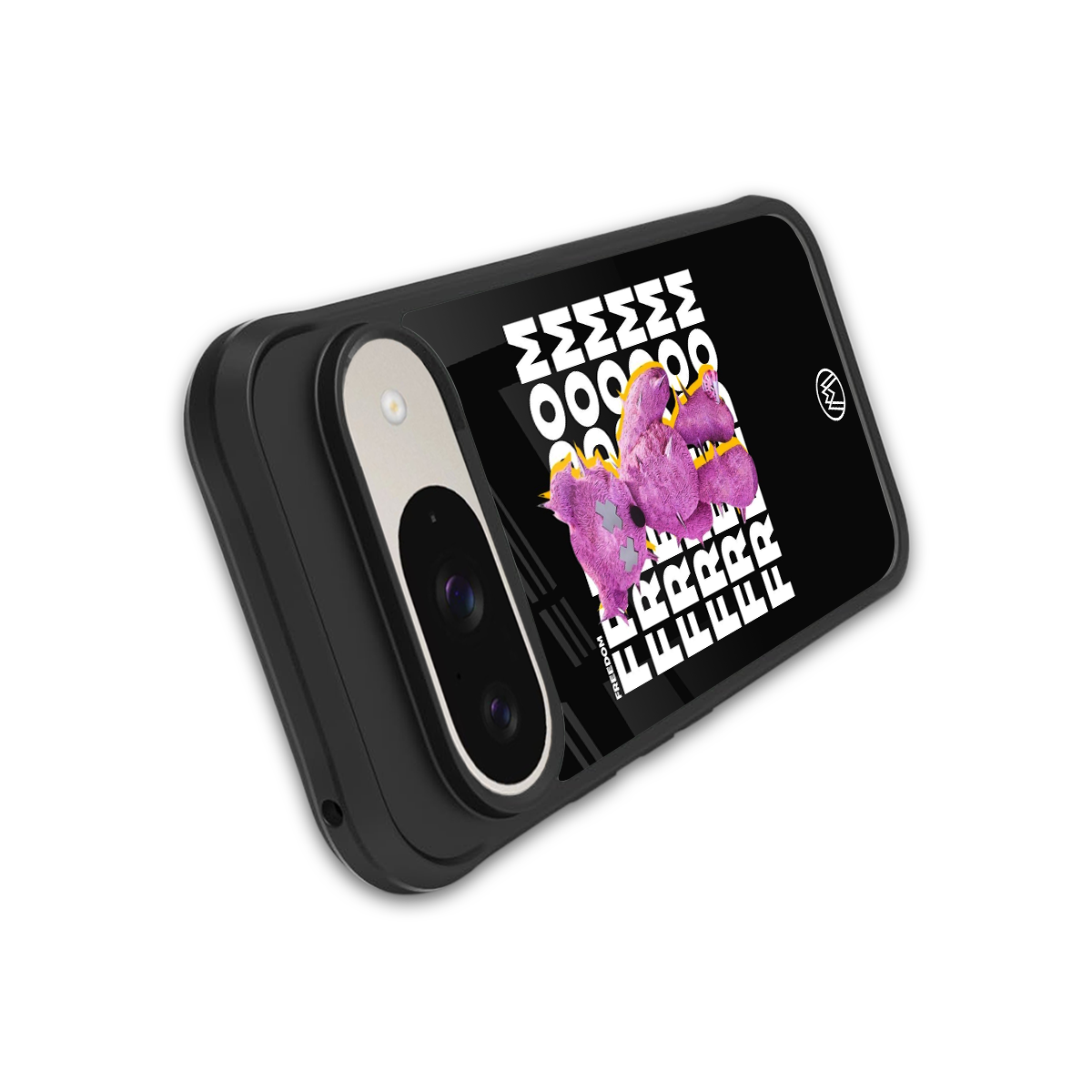 freefall back phone cover | glass case for google pixel 9
