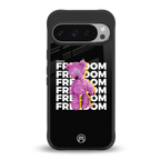 freefall back phone cover | glass case for google pixel 9 pro