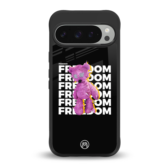 freefall back phone cover | glass case for google pixel 9 pro