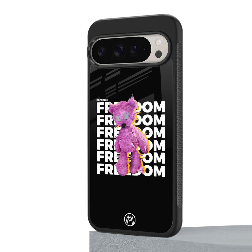 freefall back phone cover | glass case for google pixel 9 pro
