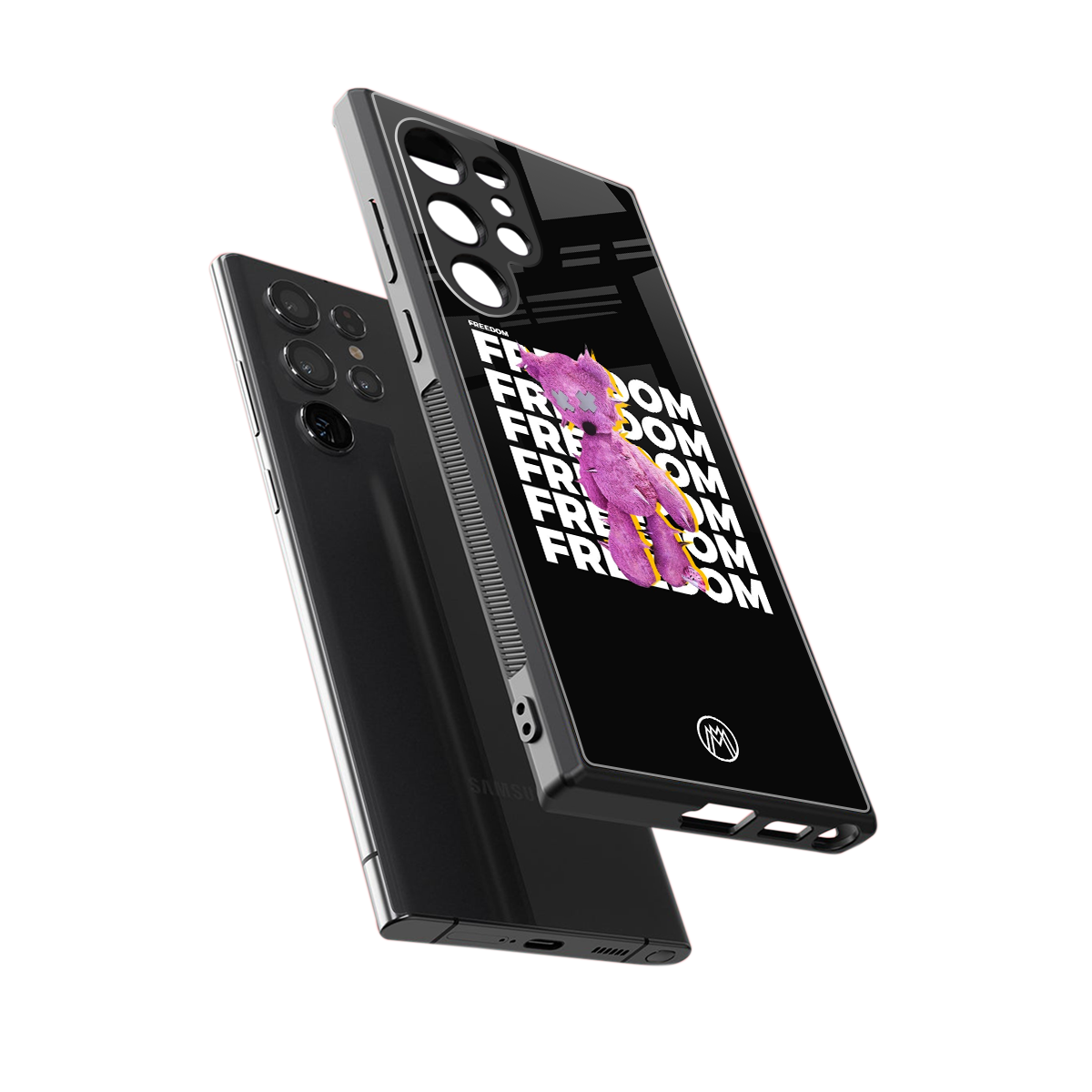 freefall back phone cover | glass case for samsung galaxy s23 ultra