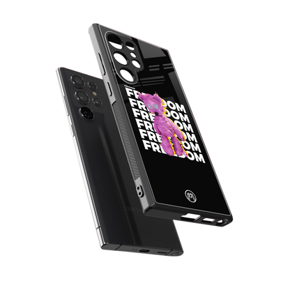 freefall back phone cover | glass case for samsung galaxy s23 ultra