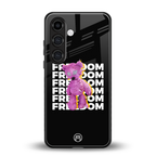 freefall back phone cover | glass case for samsung galaxy s23 plus