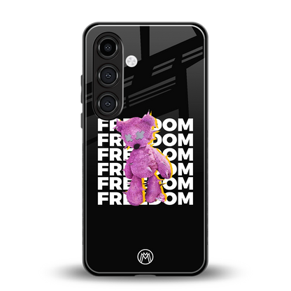 freefall back phone cover | glass case for samsung galaxy s24 plus
