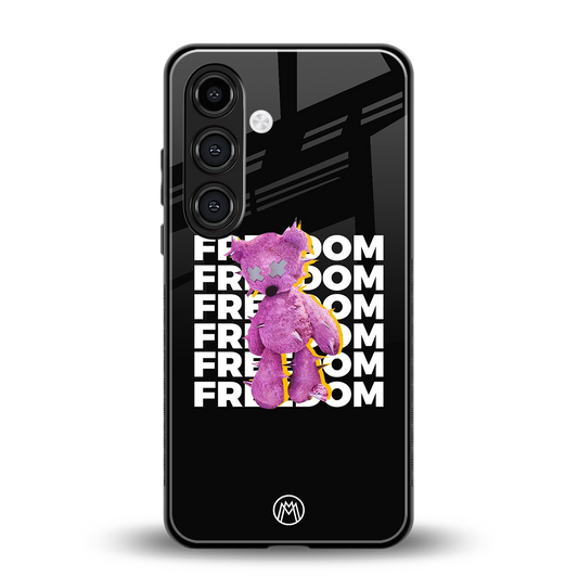 freefall back phone cover | glass case for samsung galaxy s24 plus