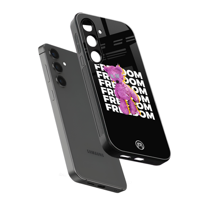 freefall back phone cover | glass case for samsung galaxy s24 plus