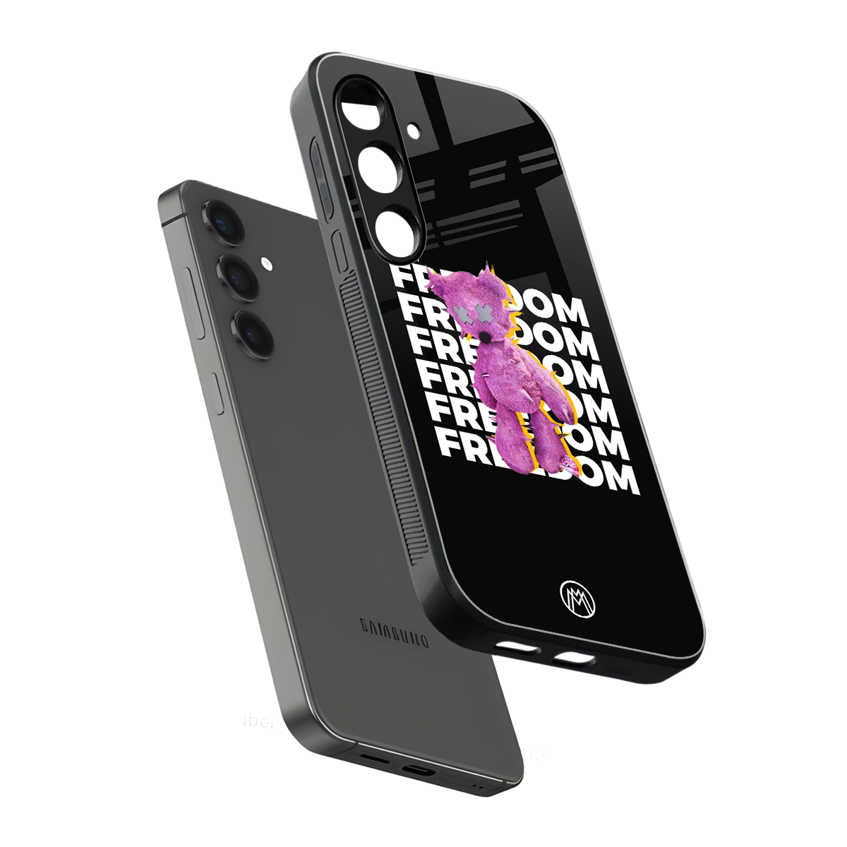 freefall back phone cover | glass case for samsung galaxy s23 plus