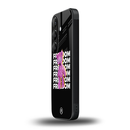 freefall back phone cover | glass case for samsung galaxy s24 plus