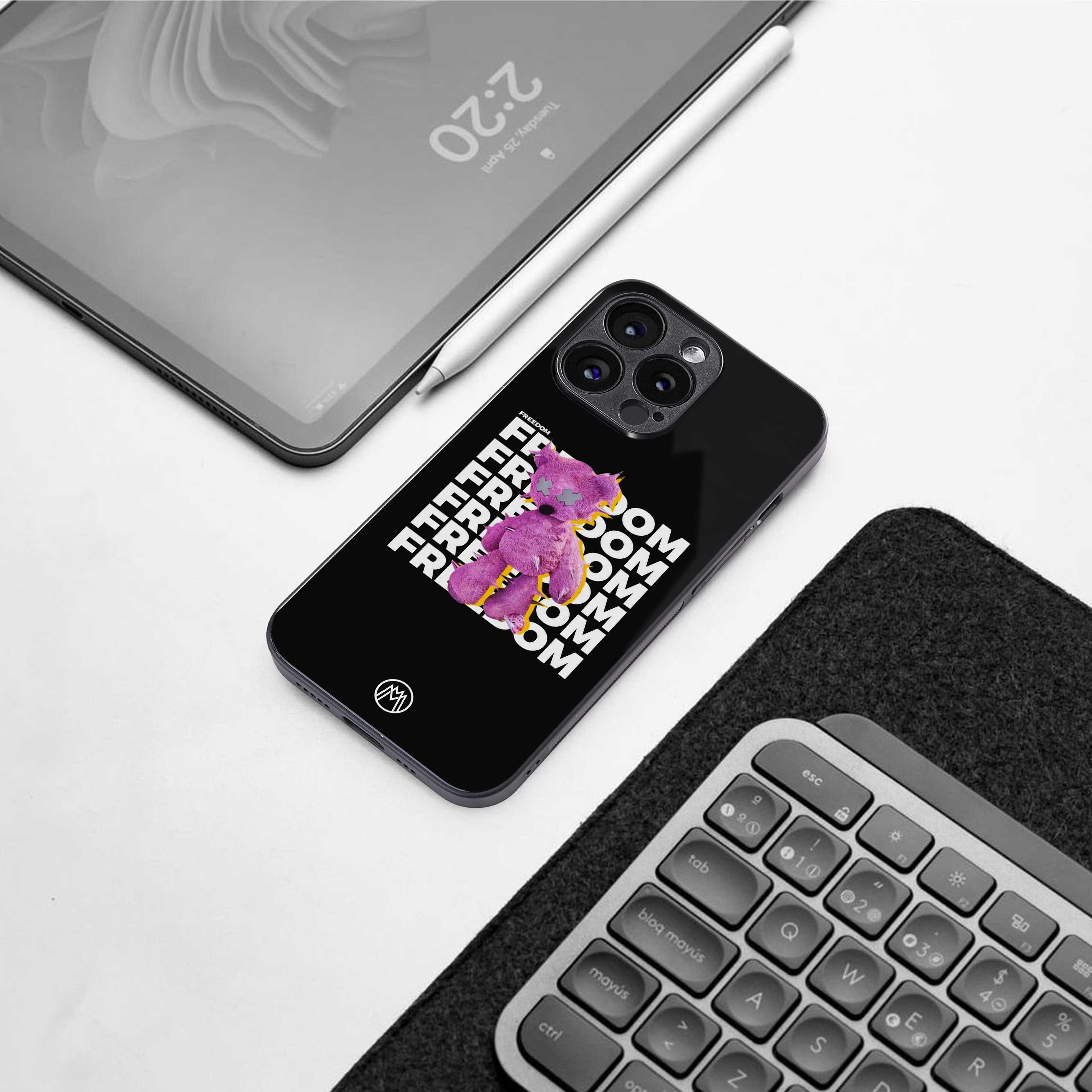 freefall back phone cover | glass case for samsung galaxy s24