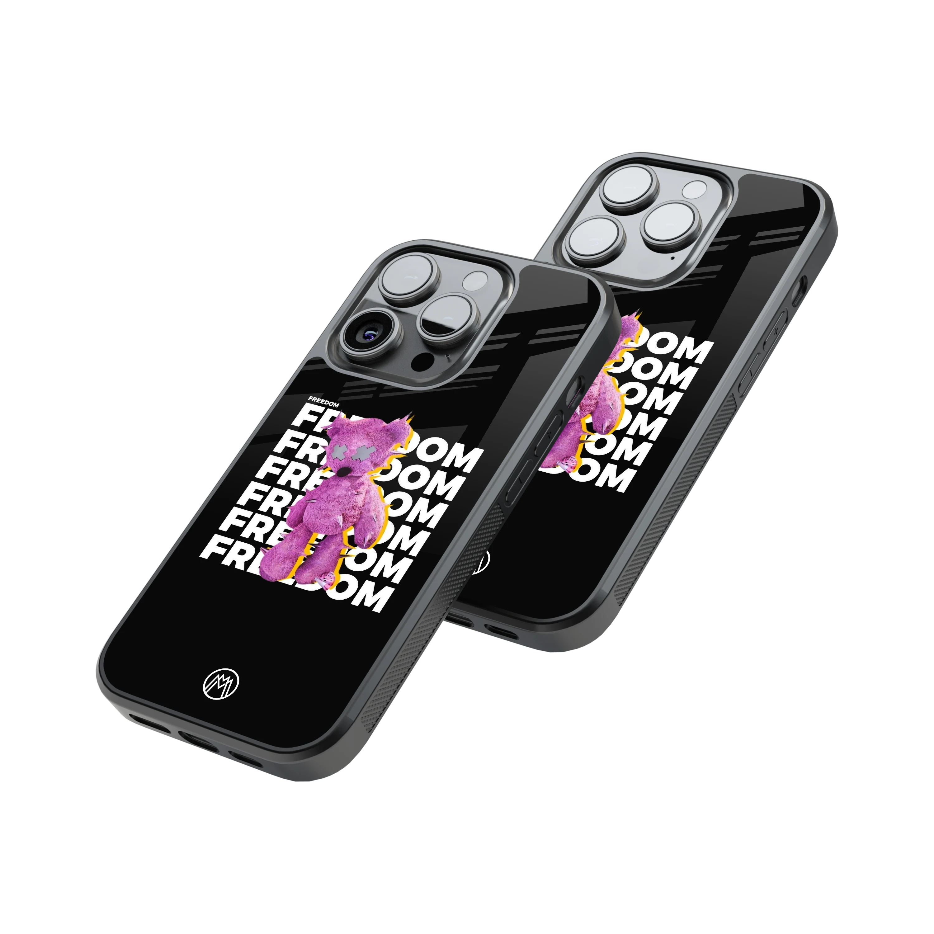 Protective Glass Back Phone Case Compatible with iPhone, Samsung, OnePlus, Pixel & More