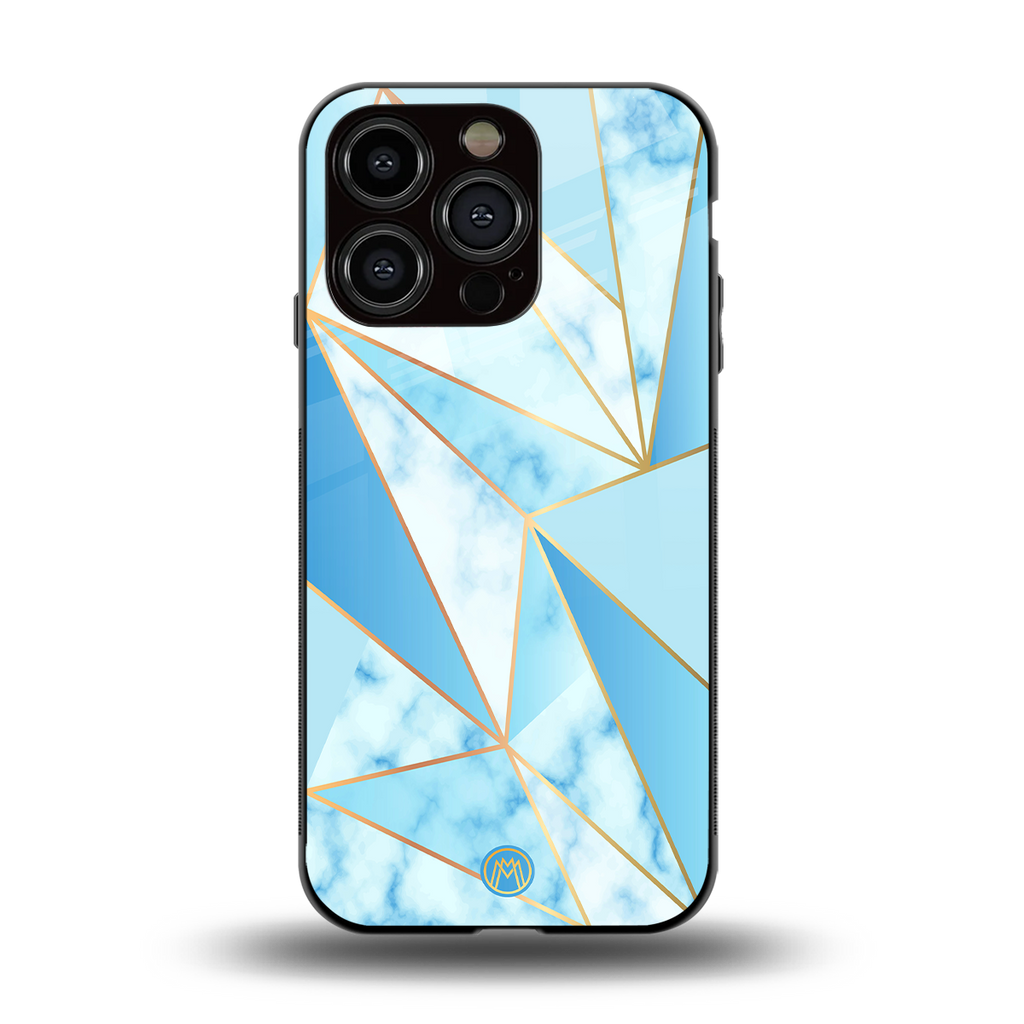 french marble back phone cover | glass case for iphone 13 pro