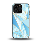 french marble back phone cover | glass case for iphone 13 pro