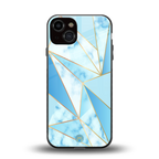 french marble back phone cover | glass case for iphone 13