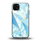 french marble back phone cover | glass case for iphone 14 plus