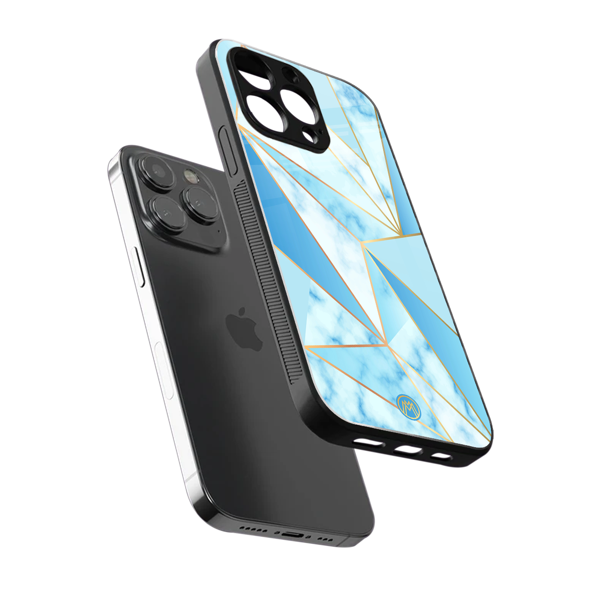 french marble back phone cover | glass case for iphone 15 pro max