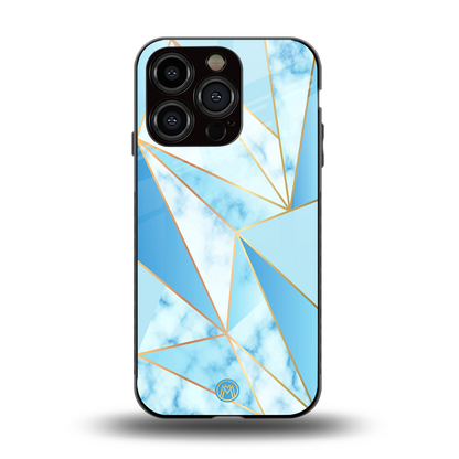 french marble back phone cover | glass case for iphone 15 pro