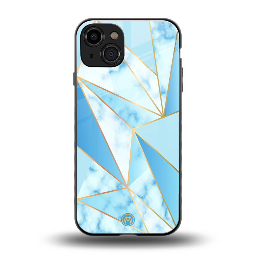 french marble back phone cover | glass case for iphone 15