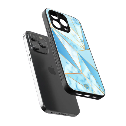 french marble back phone cover | glass case for iphone 14 pro