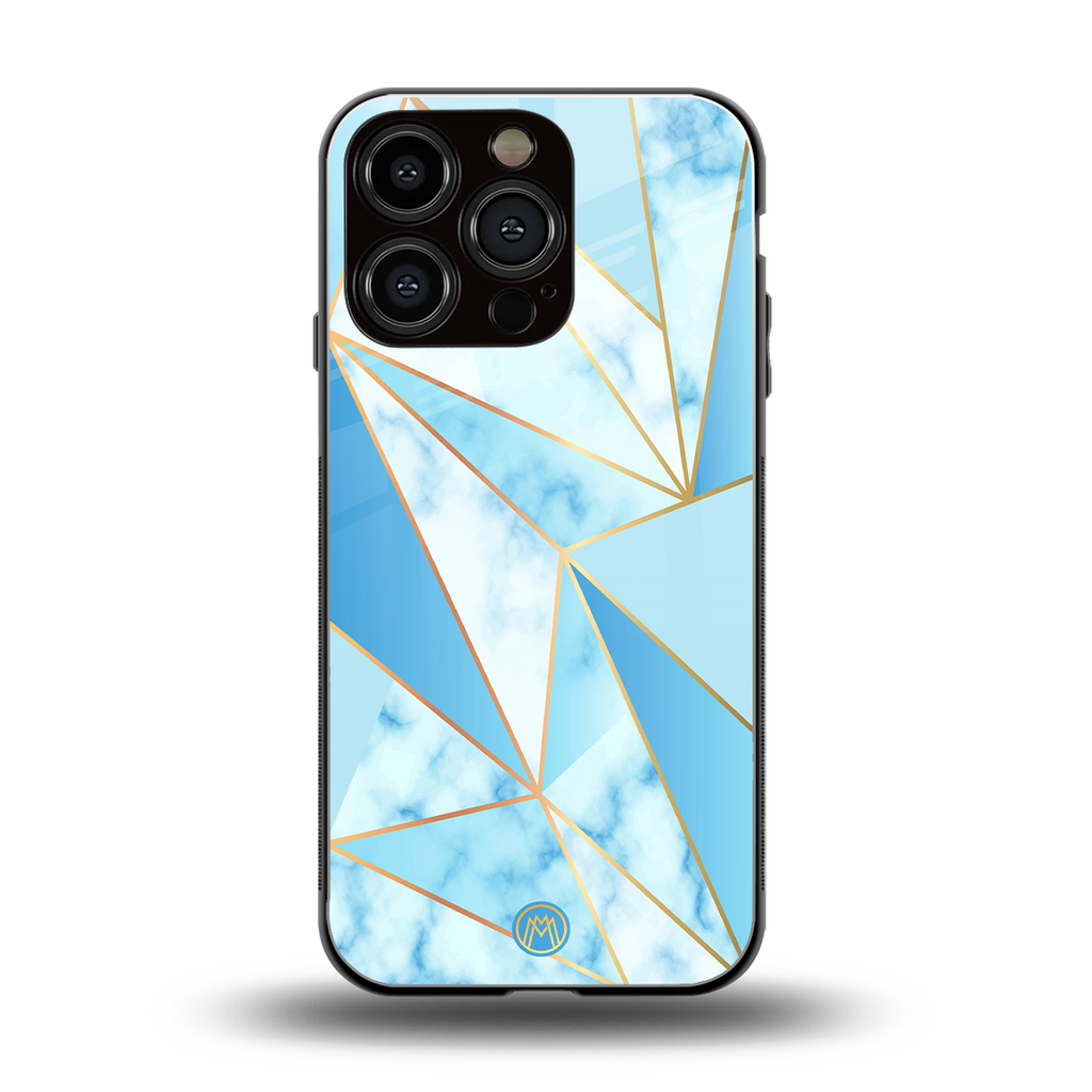 french marble back phone cover | glass case for iphone 16 pro