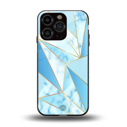 french marble back phone cover | glass case for iphone 16 pro