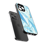 french marble back phone cover | glass case for iphone 16 pro