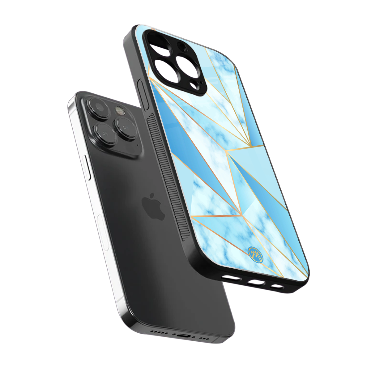 french marble back phone cover | glass case for iphone 16 pro