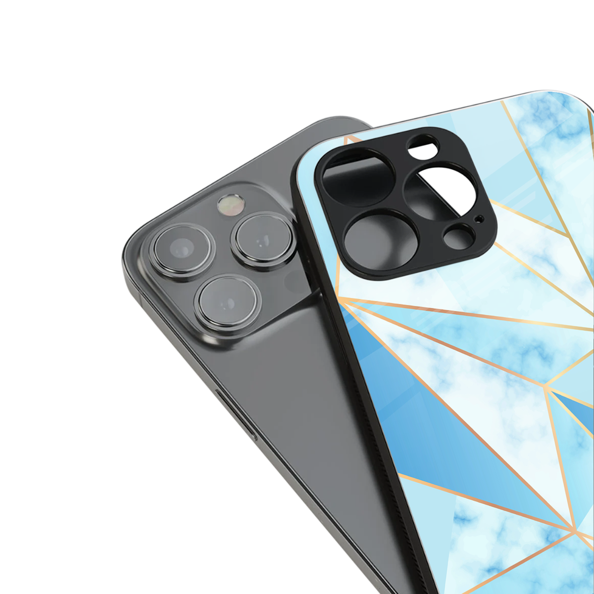 french marble back phone cover | glass case for iphone 16 pro