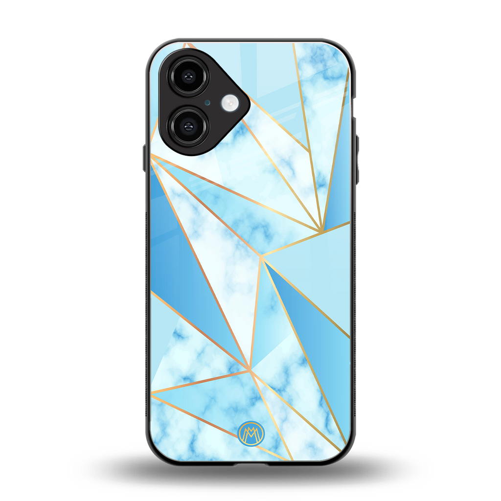 french marble back phone cover | glass case for iphone 16
