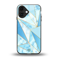 french marble back phone cover | glass case for iphone 16