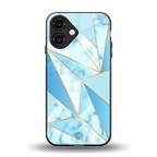 french marble back phone cover | glass case for iphone 16