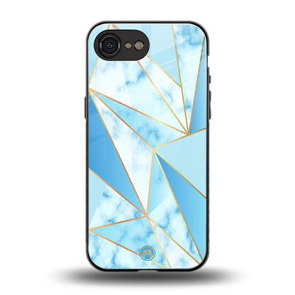 french marble back phone cover | glass case for iphone 16e