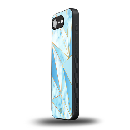 french marble back phone cover | glass case for iphone 16e