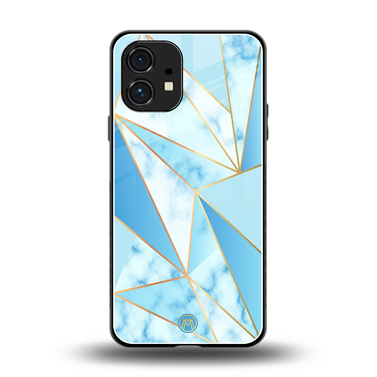 french marble back phone cover | glass case for nothing phone 1